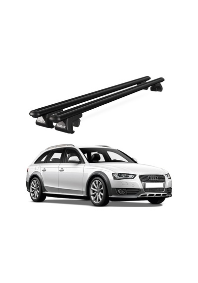 Venüs Audi A4 Allroad 2009-2016 Uyumlu Siyah Ara Atkı Port Bagaj Tavan Barı