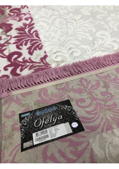 Merinos Halı 150X233 Ofelya Of005 Pembe Beyaz 4 M2 Halı !