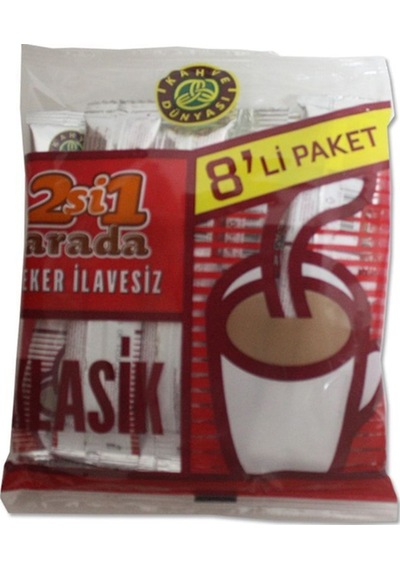 2 Si 1 Arada Kahve 8'li Paket Diğer