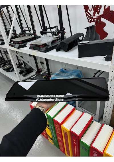 Mercedes Benz Yazılı Full Pleksi Plakalık