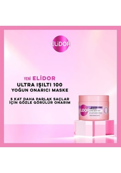 Ultra Işıltı Sağlayan Yoğun Onarıcı Saç Maskesi, 220ml