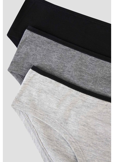 Black Tones 3lü Hipster Külot Çok Renkli