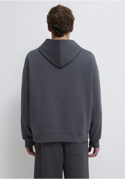 Mavi - Kapüşonlu Antrasit Sweatshirt 0s10416-80955 Antrasit