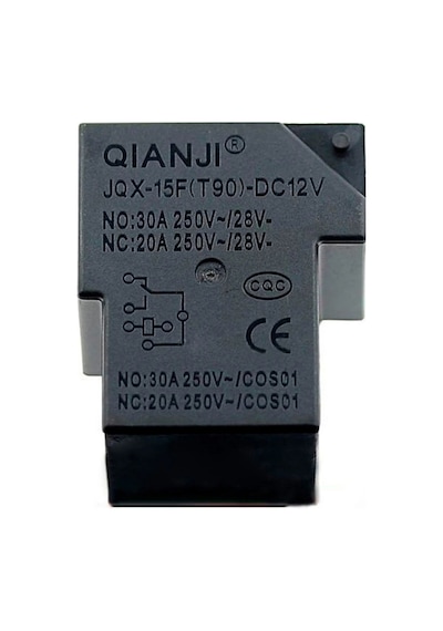Qianji 12v 30a T90 Güç Rölesi 5 Pin Jqx-15f T90