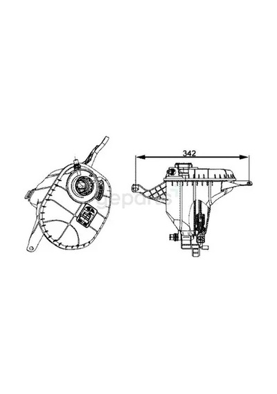 Radyator Yedek Su Deposu F10-f11-18-f01-02 2010-2016