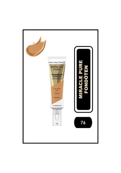 Miracle Pure Foundation Warm Golden No:76 0