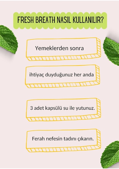Fresh Breath Ağız Kokusu Önleyici Nefes Temizleyici 4 x 25'li