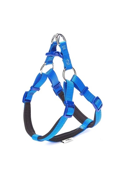 Doggie Comfort Dokuma Ronin Köpek Göğüs Tasması Mavi 1.5 x 35-45 CM Mavi