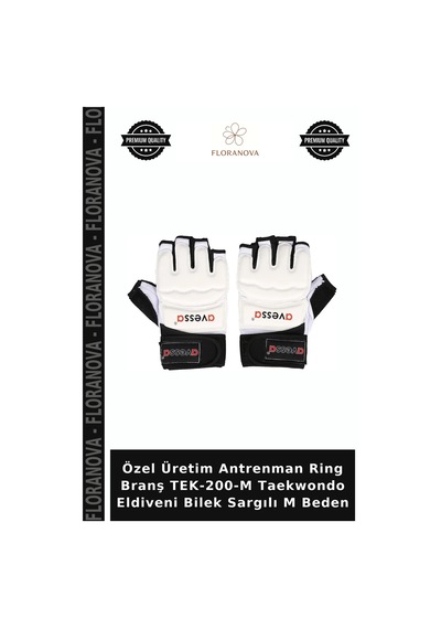 Özel Üretim Antrenman Ring Branş Tek-200-m Taekwondo Eldiveni Bilek Sargılı M Beden Çok Renkli