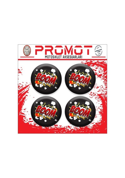 Boom Tasarım Damla Sticker 4cm-4 Adet Diğer