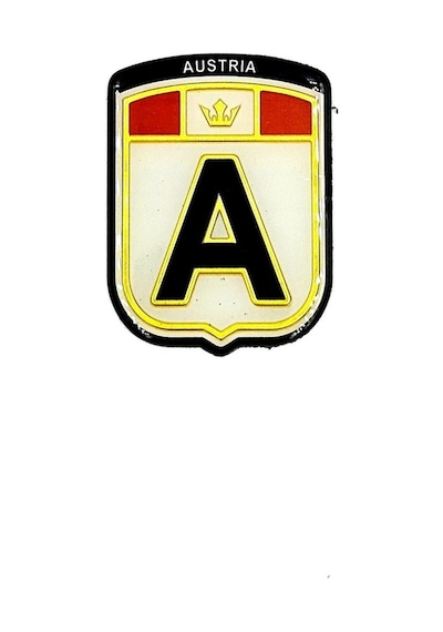Etiketçilerin Vazgeçilmezi Arma Mini Aksesuar A Austrıa Avusturya 3d Görünüm Sticker
