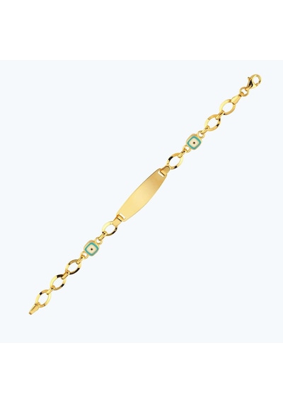 Altınbaş 22 Ayar Altın Çocuk Nazar Künye Bjrbl0024-25925 Renkli