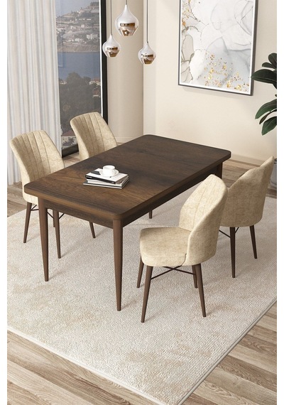 Canisa Arp Serisi 70x110 Sabit Mutfak Masası Takımı Barok Desen Masa 4 Krem Sandalye Masa Barok Ahşap Desen Sandalye Krem Canisa Arp Serisi 70x110 Sabit Mutfak Masası Takımı Barok Desen Masa 4 Krem Sandalye Masa Barok Ahşap Desen Sandalye Krem