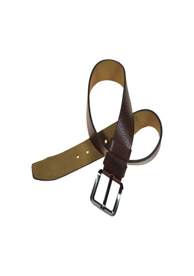 Hakiki Deri Erkek Yumuşak Kot Kemeri 4,5 Cm Bordo