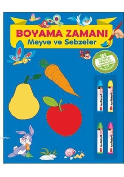 Parıltı Yayınları Boyama Zamanı Meyve Sebze