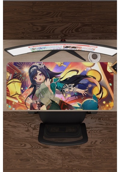 Lan Yan Genshin Impact Anime Oyuncu V2 - 90x40 Xxl Gaming Mouse Pad Fare Altlığı