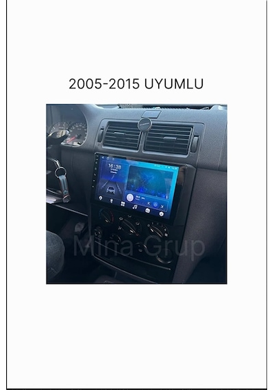 Snp Serisi Ford Fusion Kuga Fiesta Old Kare Kasa Uyumlu 9" Multimedya Android Teyp 4-64 Gb + Kamera li 9"