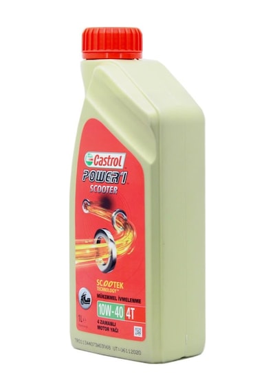 Castrol PoWer 1 Scooter 10W-40 4t 1 L Motosiklet Yağı (2 Adet)