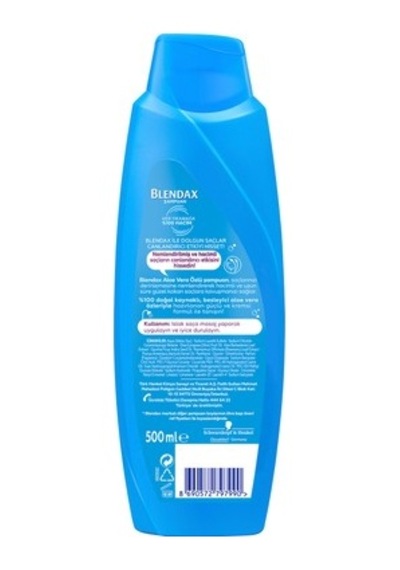 Aloe Vera Özlü Nemlendirici Şampuan 500ml Kuru Saçlar İçin