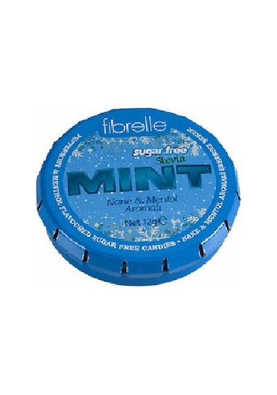 Fibrelle Stevia lı Şekersiz Şeker Naneli 3 Adet