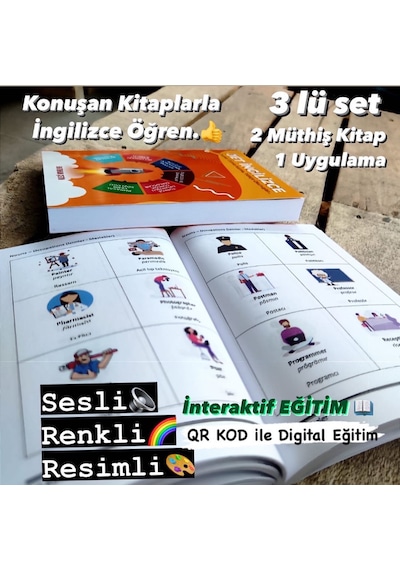 Jet İngilizce Eğitim Seti - Jet Kelimeler ve Uygulama 3 Lü Set