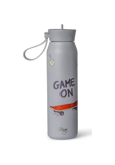 Citron 3 Katmanlı Paslanmaz Çelik Termos Seti 350 Ml - Cool Kid Gri