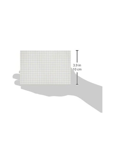 Post-it Süper Yapışkan Notlar, 4x6", 3 Ped, 2x Yapıştırma Gücü, Mavi Izgara Çizgileri İle Beyaz, Geri Dönüşt