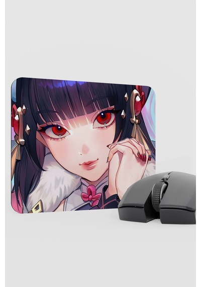 Yun Jin Genshin Impact Anime Oyuncu V5 - 22x18 Gaming Mouse Pad Fare Altlığı