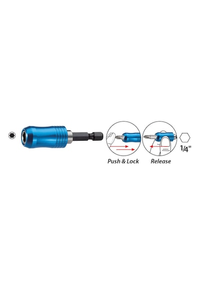 Hızlı Manyetik Hızlı Bits Tutucu 1/4''x60mm