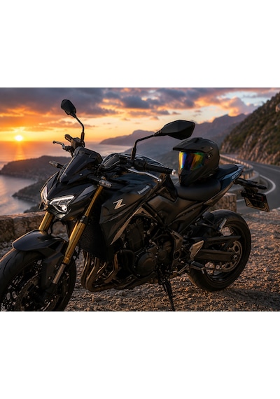 Fr805 Raven Cross Motosiklet Kaskı Güneş Vizörlü Enduro Full Face Kask Çok Renkli