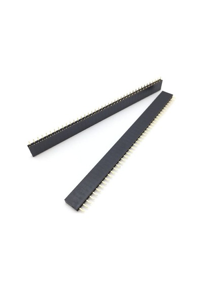 4 Adet 1x40 Pin Dişi Header Tek Sıra 2.54mm 180 Derece Kesilebilir