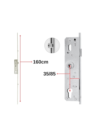 Endow 160 Cm Kilitli Kapı İspanyolet Metal 35/85