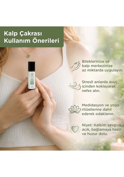 Kalp Çakrası Anahata Aromaterapi Yağ Karışımı 10 Ml