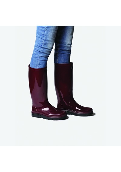 Vı Burgundy Bot Yağmur Kadın Clermont Toni Pons Raın Boots In Glossy Rubber Kırmızı