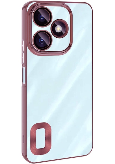 Xiaomi Redmi 13 4g Kılıf Kamera Korumalı Logo Gösteren Zore Omega Kapak-derin Mor Derin Mor