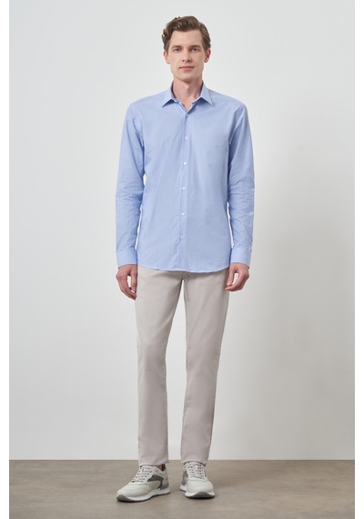 Morven Erkek A. Mavi Pamuk Trend Slim Fit Sert Yaka Gömlek 25mc004056311 A. Mavi A. Mavi Morven Erkek A. Mavi Pamuk Trend Slim Fit Sert Yaka Gömlek 25mc004056311 A. Mavi A. Mavi
