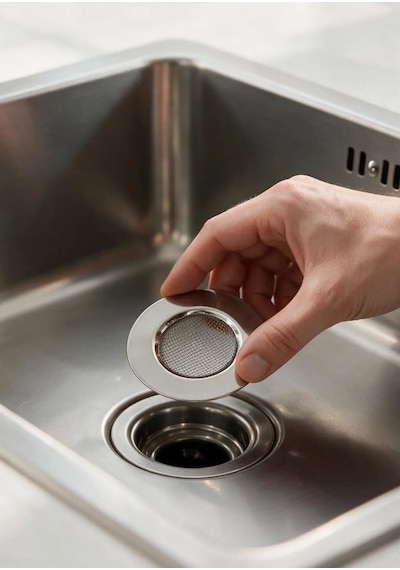 Tüm Lavabolara Uygun Paslanmaz Çelik Lavabo Süzgeci 7,5 Cm Süzgeç