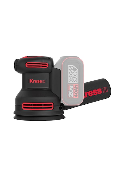 Kress KUD20.9 20V 125 MM Kömürsüz Profesyonel Eksantrik Solo Zımpara
