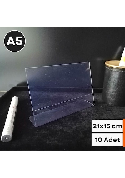 10 Adet Pvc Etiketlik Menülük Broşürlük 10x15 Cm Halı Mobilya Ürün