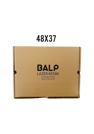 48X37Cm Ebatında 50 Adet Üretim Fazlası Yazılı Karton Kutu