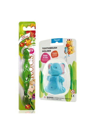 Rocs Kids 3-7 Yaş Diş Fırçası Ve Flipper Hijyenik Saklama Kabı