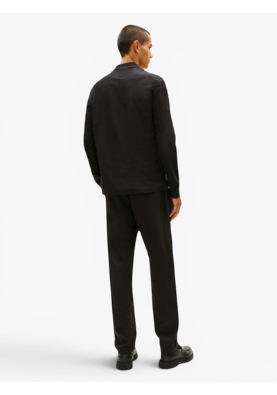 Tommy Hilfiger Dc Performance Zıp Polo Erkek Siyah Polo - Mw0mw44244