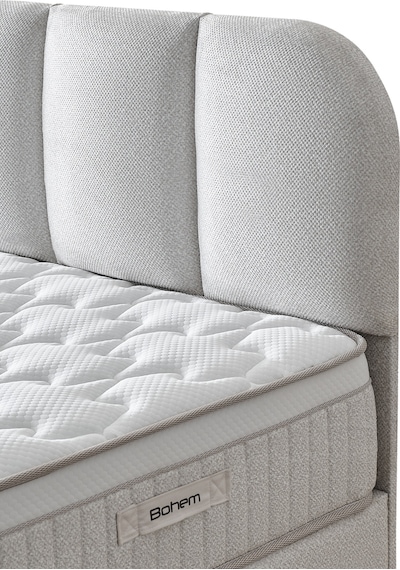 Bohem Prime Çift Kişilik Sandıklı Baza Ve Başlık 2 Li Set Şık Tasarım 150 x 200 CM