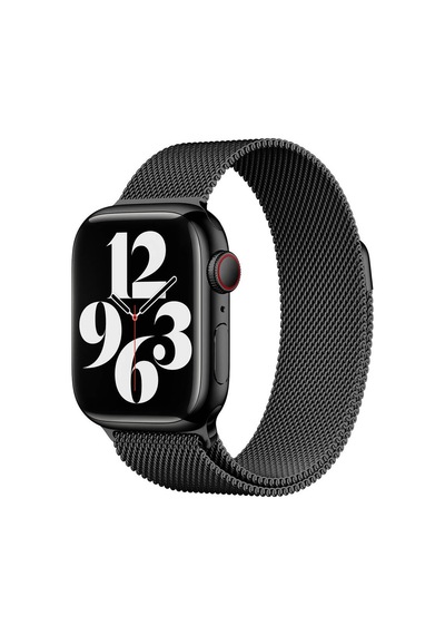 Apple Uyumlu  Watch  7/8/9 41mm Kordon Metal Tel-örgü İşlemeli Kordon