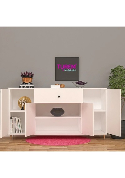 Wooden Konsol Mdf Antrasit Wooden Konsol Mdf Antrasit