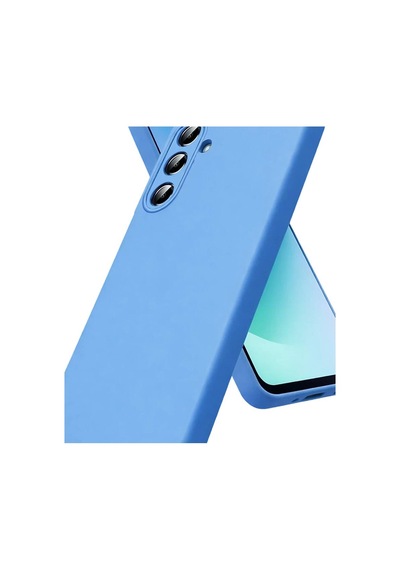 Samsung Uyumlu Galaxy A27 5g Nano İçi Kadife Silikon - Mavi Evimdeyokyok