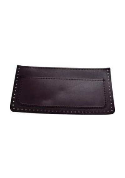 Angel Çanta Aksesuar 22x11 Cm Koyu Kahve Renk Suni Deri Cep