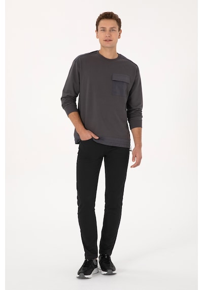 U.s. Polo Assn. Erkek Gri Sweatshirt 50316401-vr024 Grı
