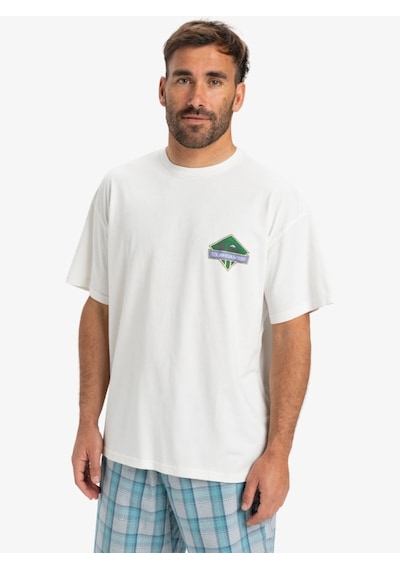 Quiksilver Crystal Jet Erkek Beyaz Tişört Eqyzt08023 Beyaz