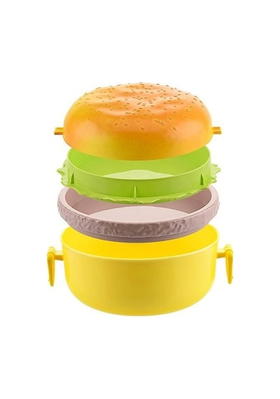 Hamburger Tasarımlı Beslenme   Kabı
